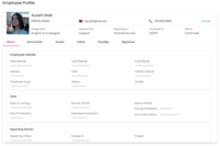 Screenshot of Qkrhr Employee Self Service Portal
