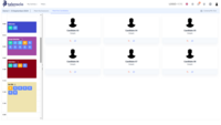 Screenshot of a view of assessors and candidates
