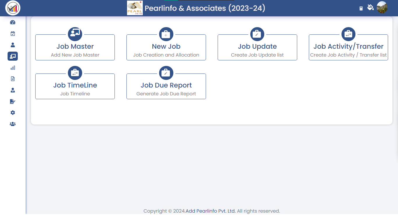 Screenshot of Task Management