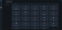 Screenshot of the application and service connections dashboard
