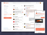 Screenshot of a tchop private, 1:1 and group chat, enabling secure conversations for better engagement and retention.