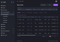 Screenshot of the dashboard