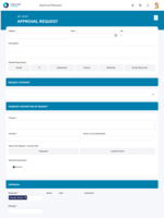Screenshot of Generic Approval Process