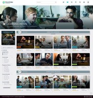 Screenshot of Learner LMS Learning Paths Page