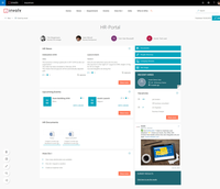 Screenshot of HR portal