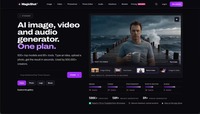 Screenshot of MagicShot AI Homepage