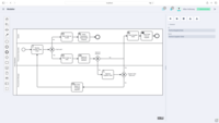 Screenshot of the BPM modeler