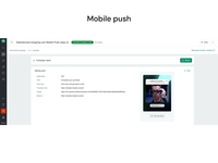 Screenshot of where to boost app engagement with personalized notifications and content, fully synchronized with other channels