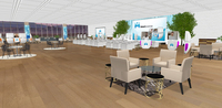 Screenshot of a digital workplace crafted to boost sales, deliver immersive brand experiences, and streamline remote work environments, where diverse teams can engage in distinct activities, all within the same virtual space – e.g. the sales team closing deals, marketing hosting product launches, and HR conducting comprehensive training sessions.
