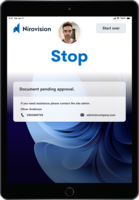 Screenshot of Restrict access by person, temperature or enrolment responses.