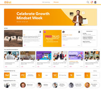 Screenshot of the Thirst Learning Platform's dashboard