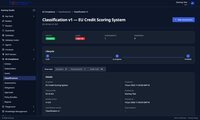 Screenshot of AI risk classification and assessment status (example data).