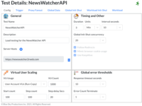 Screenshot of Run configuration