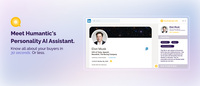 Screenshot of how Humantic AI helps know buyers in 30 seconds or less.