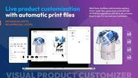 Screenshot of Visual Product Customizer