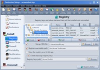 Screenshot of Registry