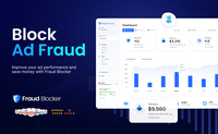 Screenshot of a Fraud Blocker dashboard