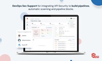 Screenshot of where to integrate API security scanning directly into build pipelines with native support for Jenkins, GitHub Actions, and Azure API.