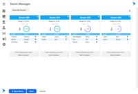 Screenshot of new applications status reports