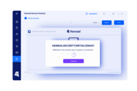 Screenshot of Heimdal Remote Desktop Initializing