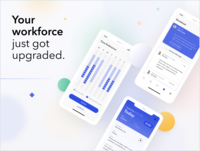 Screenshot of The Zira Employee app delivers schedules and reminders to your team to make sure your business runs smooth.