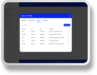 Screenshot of Costs per ride management