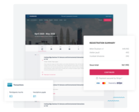 Screenshot of Collect registrations, payments and abstracts from one place