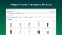 Screenshot of customizing the ecommerce experience.