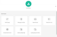 Screenshot of Workflow start events