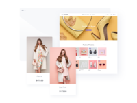 Screenshot of Set up a fully-hosted online store in just minutes. The online store was designed with you in mind, meaning you don't need to hire any web designers or programmers to get started.