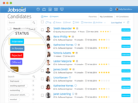 Screenshot of Track applicants effectively