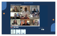 Screenshot of Supports human experiences and allows attendees to collaborate and grow their network by offering roundtable networking and breakout sessions at the end of any event session.
