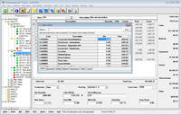 Screenshot of The Rate Library is used to add resources to your items.  By simply toggling between your resources within your Rate Library, simply double click a resource to add it to your item.  Rate Libraries are customized to your business.