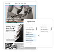 Screenshot of CoreMedia's native personalization and A/B Testing: Real-time experimentation where content decisions are made.