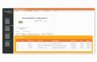 Screenshot of a purchase order.