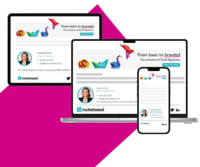 Screenshot of company email signatures that display perfectly on all devices.