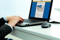 Screenshot of S4 Marketing Resource Center, a marketing portal