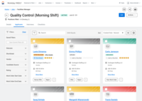 Screenshot of Workday VNDLY Vendor Management Applicant Review