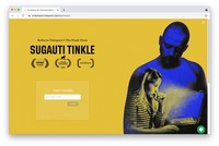 Screenshot of Example front-end experience for a customer selling tickets for a single film as a special event.