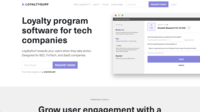 Screenshot of LoyaltySurf Homepage